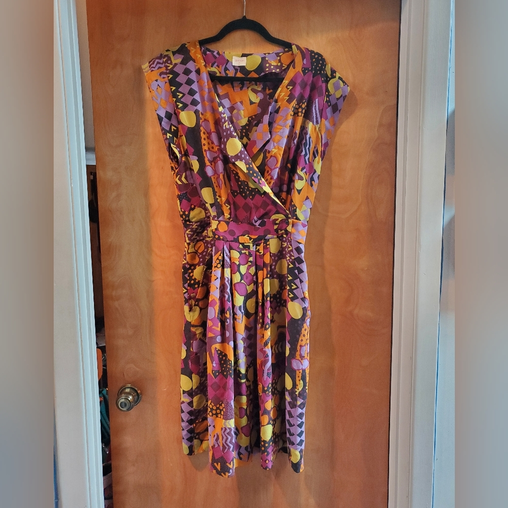Gorman abstract silk dress